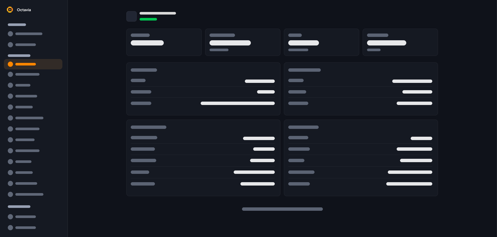 Overview Interface Preview